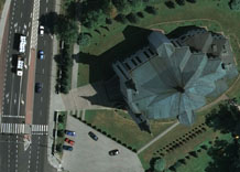 Aerial photography: Church - RGB
