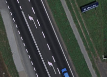 Aerial photography: Part of road - RGB
