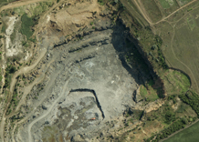 Aerial photography: Quarry (Kirovohrad Oblast)