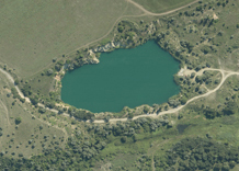 Aerial photography: Lake (Kirovohrad Oblast)