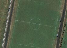 Аерофотозйомка: Спортивне поле - кольоровий знімок (RGB) 