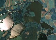 Аерофотозйомка: Озера (центральна Польща)