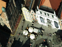 Аерофотозйомка: Будинки - пам'ятки архітектури в Гданську