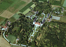 Аэрофотосъемка: Дворец в Козловеке (Польша)