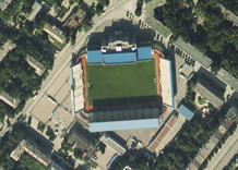 Аэрофотосъемка: Футбольный стадион (Запорожская область)
